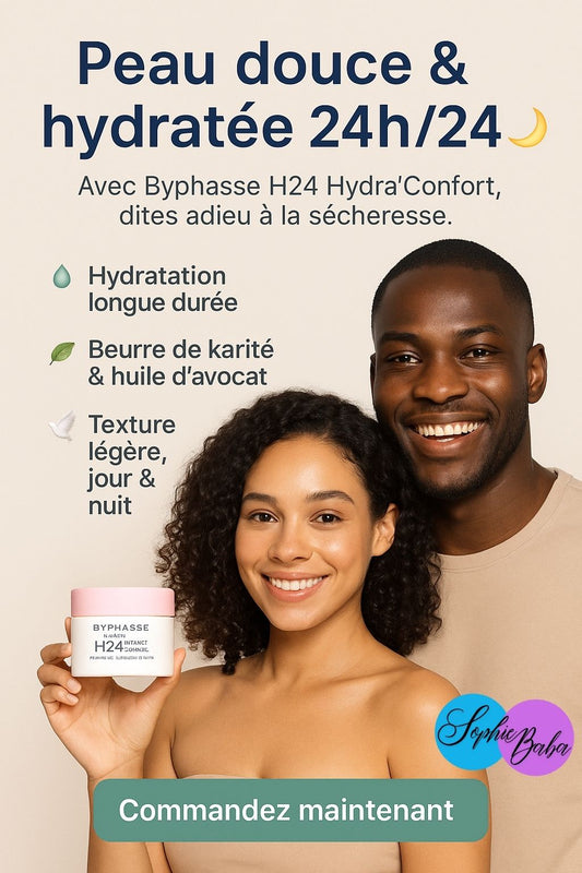 Crème hydratante jour & nuit (24h d’hydratation) LIVRAISON GRATUITE