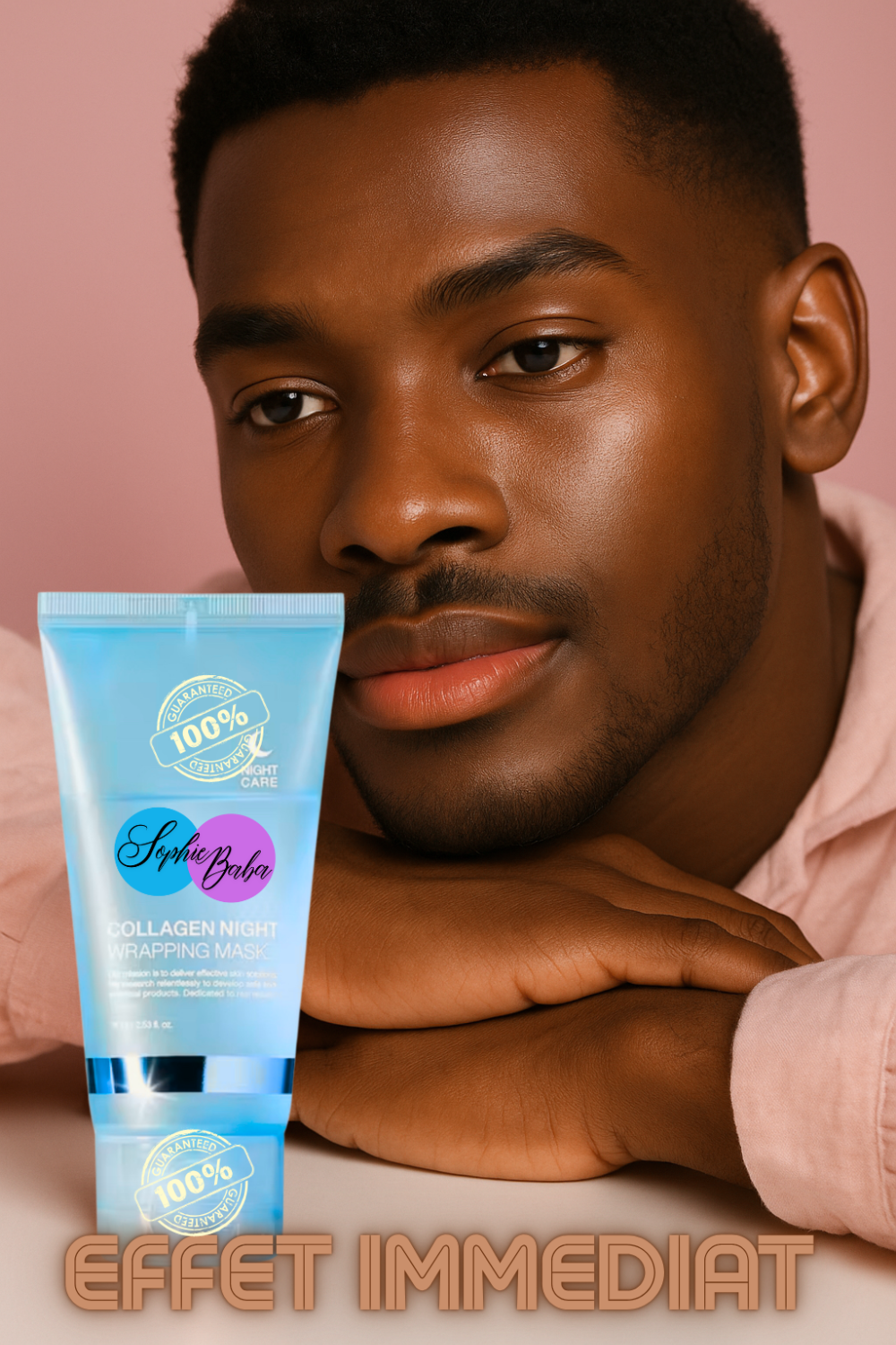Masque Visage Nuit au Collagène  (75ml) Éveille ton éclat chaque matin — Promo limitée !
