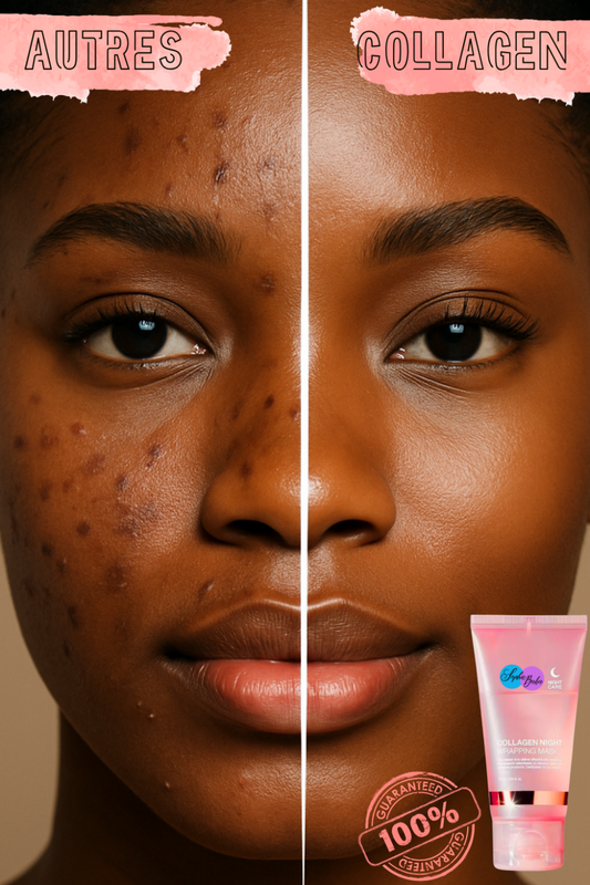 Masque Visage Nuit au Collagène  (75ml) Éveille ton éclat chaque matin — Promo limitée !