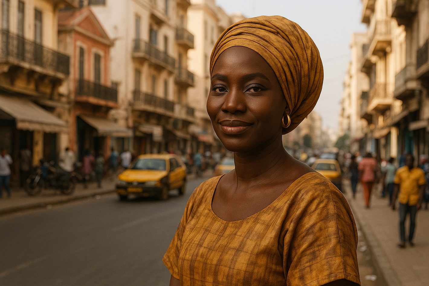 change le fond remplace le par une des rue de dakar plateau 